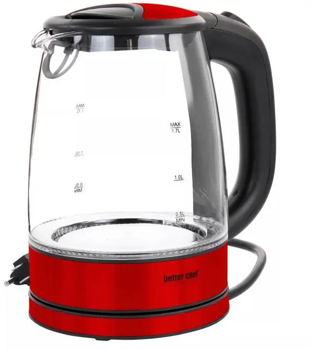 Main image of Better Chef 1.7 Liter 360 Degree Glass Cordless Electric Kettle
