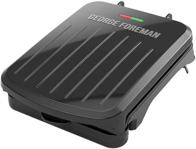 Main image of George Foreman 2-Serving Classic Plate Electric Indoor Grill and Panini Press