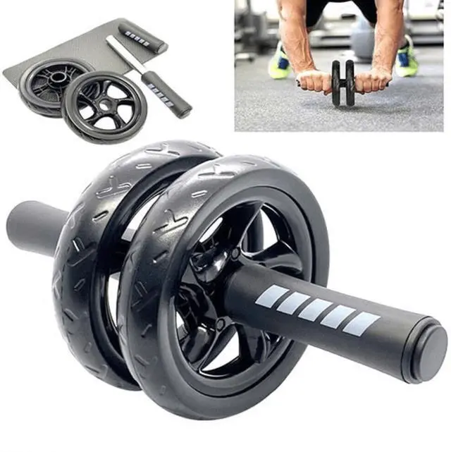 Alt view image 2 of 5 - JupiterGear Ab Roller Wheel with Kneeling Pad for Abdominal and Core Strength Training