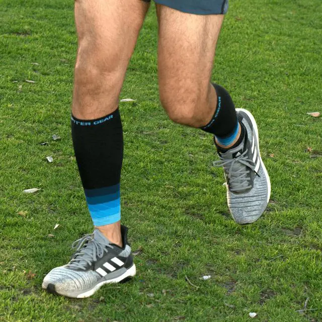 Alt view image 2 of 6 - JupiterGear Endurance Compression Calf & Leg Sleeve for Running and Hiking Large / XL