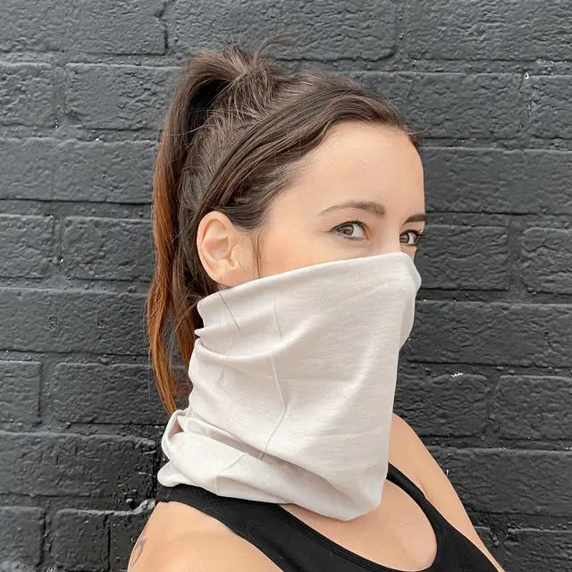 Main image of JupiterGear Hemless Neck Gaiter Face Mask for Fishing and Outdoor Activities Gray