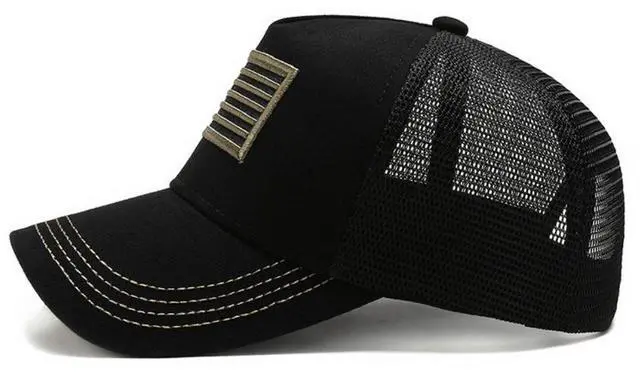 Alt view image 2 of 7 - JupiterGear American Flag Trucker Hat with Adjustable Strap