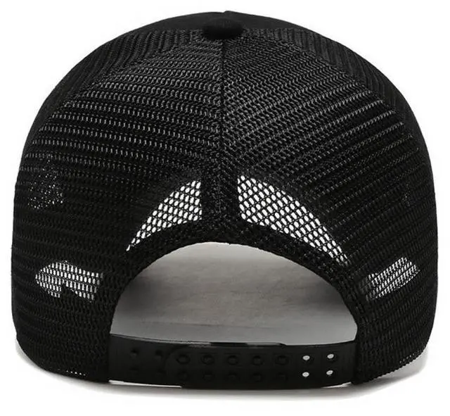 Alt view image 4 of 7 - JupiterGear American Flag Trucker Hat with Adjustable Strap Black/Red