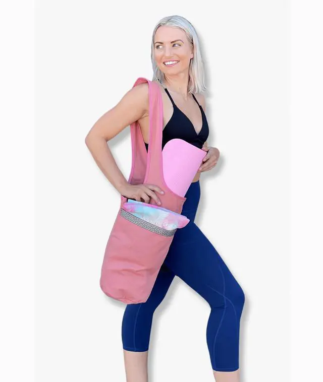 Alt view image 4 of 7 - JupiterGear Yoga Mat Carrying Tote Bag with Large Size Pockets