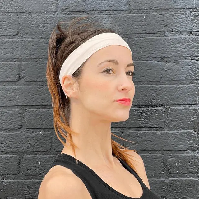 Alt view image 7 of 7 - JupiterGear The Runner Sweat-Wicking Headband for Fitness and Sports Pink