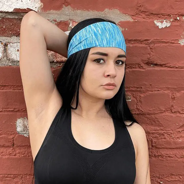 Alt view image 5 of 5 - JupiterGear Extra-Wide Sport and Fitness Sweat Wicking Fitness Headband