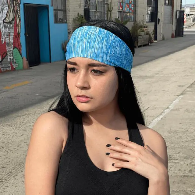 Alt view image 4 of 5 - JupiterGear Extra-Wide Sport and Fitness Sweat Wicking Fitness Headband