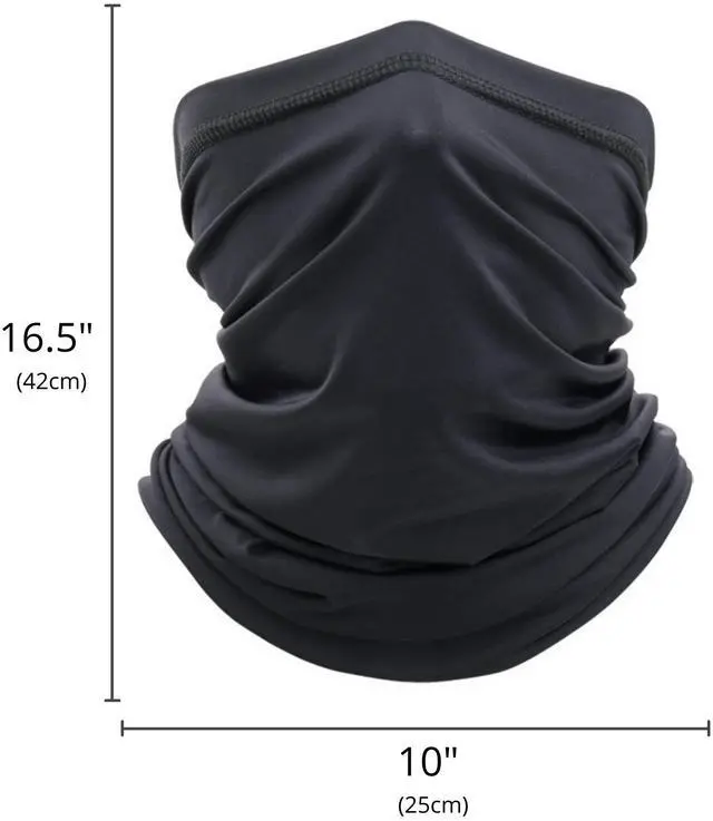Alt view image 3 of 4 - JupiterGear Premium Sports Neck Gaiter Face Mask for Fishing and Other Outdoor Activities Heather Gray