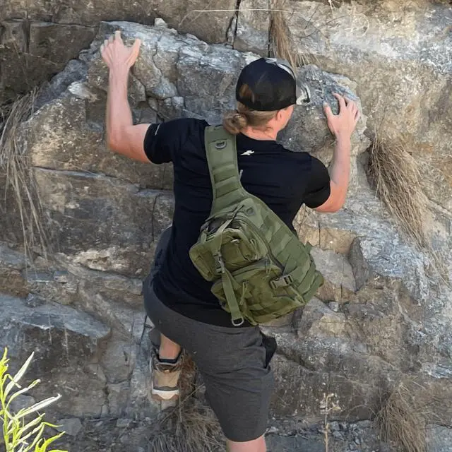 Alt view image 5 of 6 - JupiterGear Sling Backpack 15L Shoulder Bag Molle Outdoor Daypack Backpack with Adjustable Strap