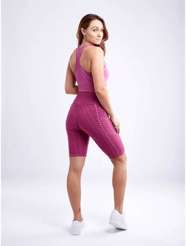 Alt view image 6 of 7 - JupiterGear Racerback Lightweight Training Crop Tank Top L - XL Pink