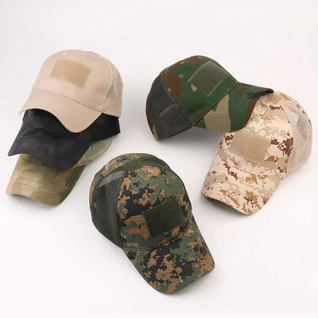 Alt view image 3 of 3 - JupiterGear Breathable Unisex Trucker Patch Hat with Adjustable Strap Desert Digital Camo