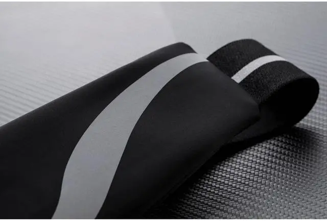Alt view image 5 of 8 - jupitergear water-resistant sport waist pack running belt with reflective strip - black