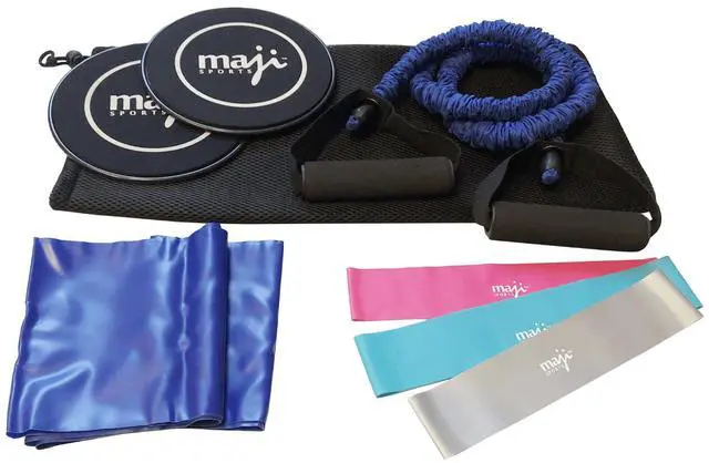 Alt view image 2 of 7 - Maji Sports Resistance and Core Fitness Training Bundle