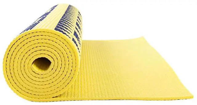 Alt view image 4 of 5 - Maji Sports Printed PVC Yoga Mat, Yellow