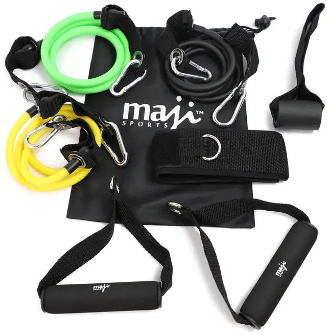 Alt view image 5 of 5 - Maji Sports Full-Body Resistance Training Workout Tube Kit