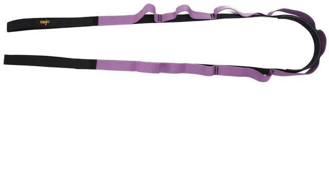 Alt view image 3 of 6 - Maji Sports Elastic Yoga Straps With 9 Loops