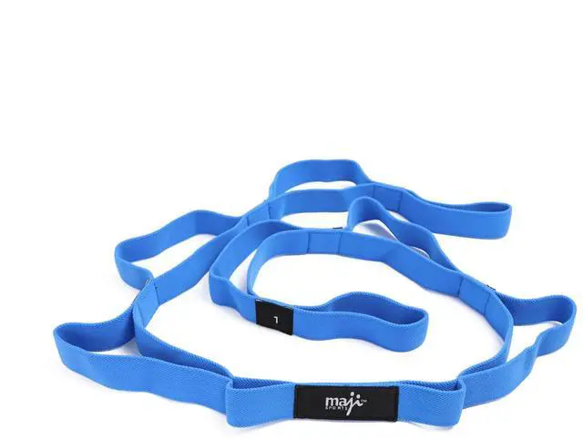 Alt view image 5 of 5 - Maji Sports Elastic Yoga Straps With 10 Loops