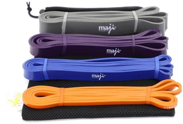 Main image of Maji Sports Pack Of Four Full Body Workout Super Bands