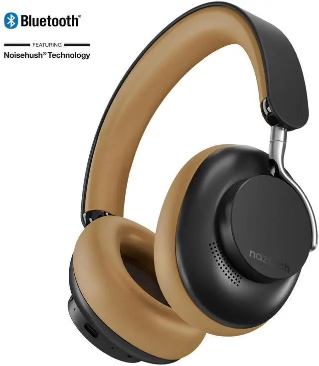 Main image of Naztech Aura 360 ANC Wireless Headphones Brown
