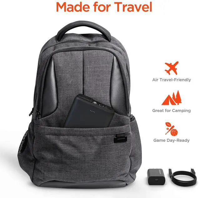 Alt view image 6 of 7 - HyperGear Power Brick 24000mAh AC Cell Phone and Laptop Power Bank