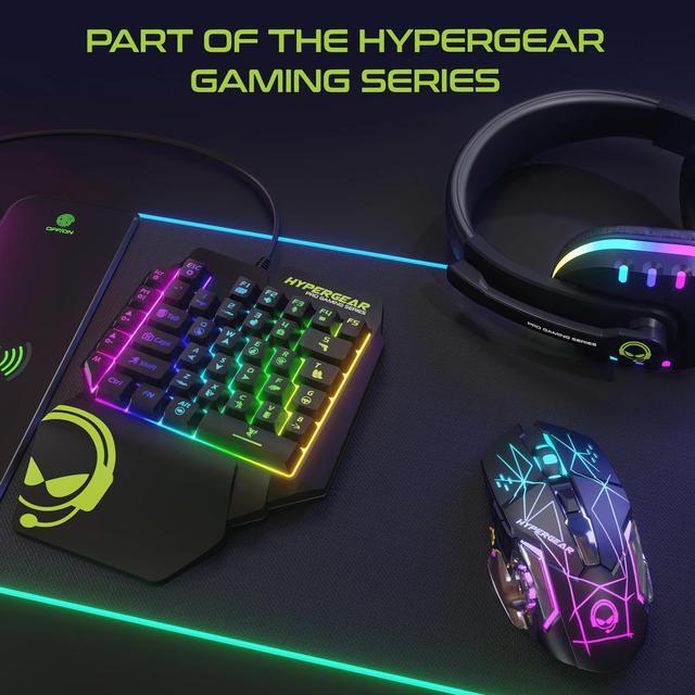 Alt view image 6 of 7 - HyperGear KeyVictory One-Handed Gaming Keypad