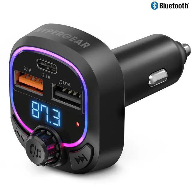 Alt view image 3 of 7 - HyperGear IntelliCast Road FM Transmitter Car Charger