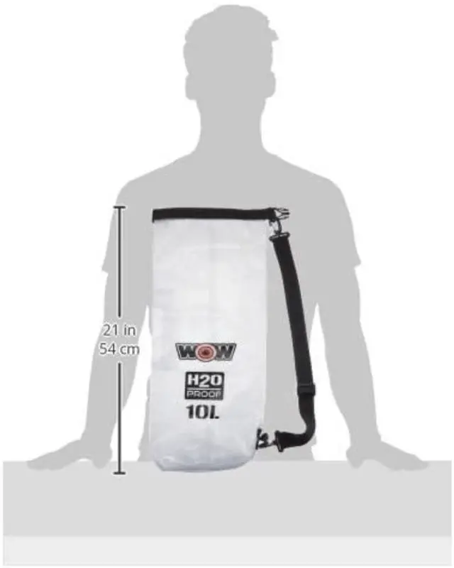 Alt view image 6 of 6 - WOW Watersports H2O Proof 10L Drybag Clear