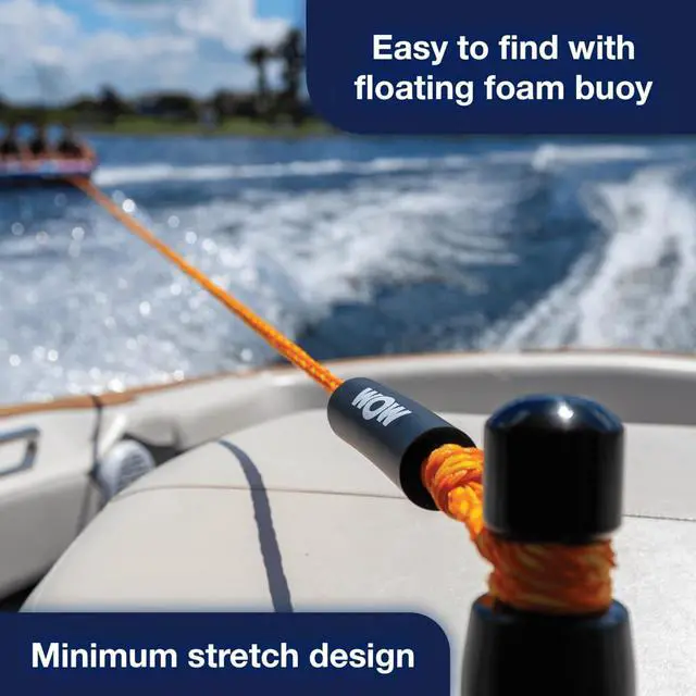 Alt view image 7 of 7 - WOW WATERSPORTS 3K 60' TOW ROPE