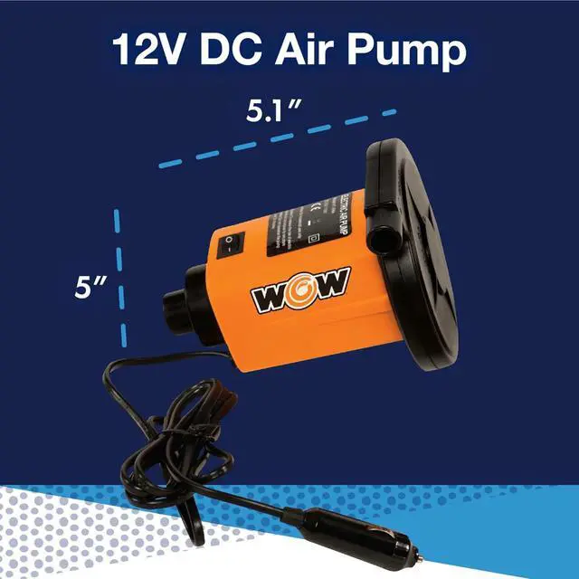Alt view image 3 of 3 - WOW Watersports 13-4020 Universal Air Pump 12V DC