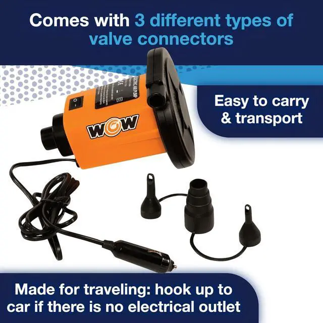 Alt view image 2 of 3 - WOW Watersports 13-4020 Universal Air Pump 12V DC