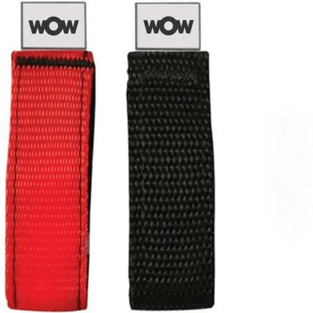 Alt view image 2 of 3 - WOW Watersports 12-Inch Secure Multi-Color Velcro Straps 6-Pck