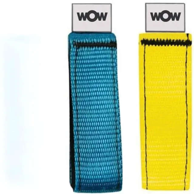 Alt view image 3 of 3 - WOW Watersports 12-Inch Secure Multi-Color Velcro Straps 6-Pck