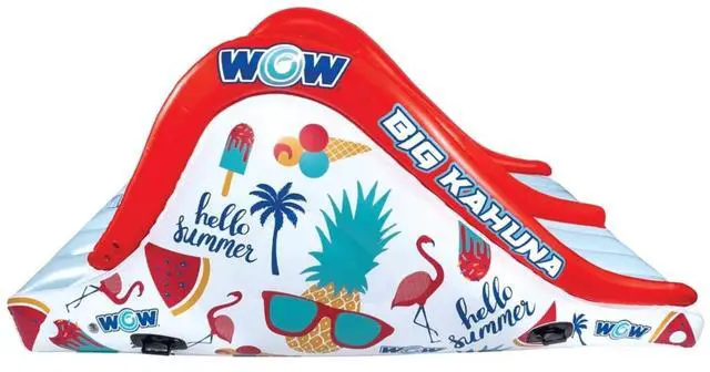 Alt view image 6 of 6 - WOW Watersports Big Kahuna 2-Lane Pool or Ground Slide