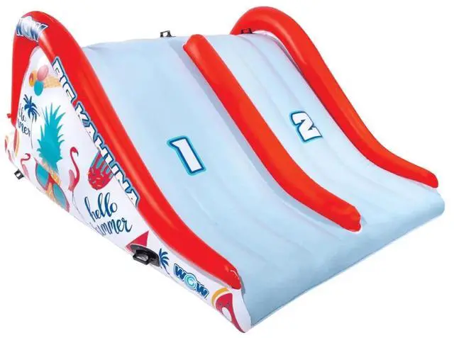 Alt view image 3 of 6 - WOW Watersports Big Kahuna 2-Lane Pool or Ground Slide