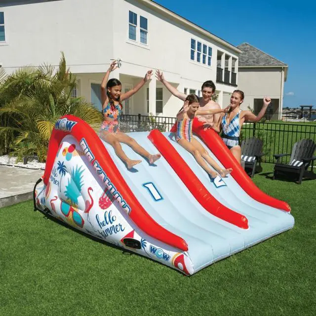 Main image of WOW Watersports Big Kahuna 2-Lane Pool or Ground Slide