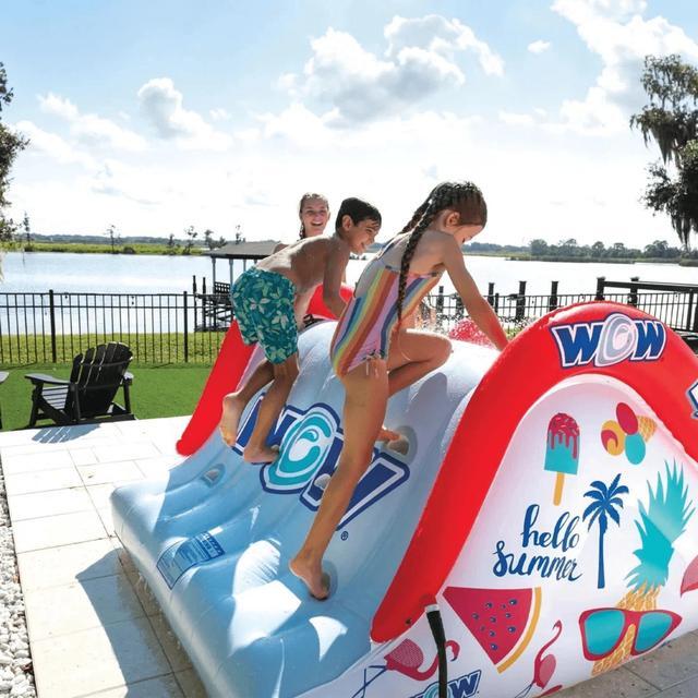 Alt view image 2 of 6 - WOW Watersports Big Kahuna 2-Lane Pool or Ground Slide