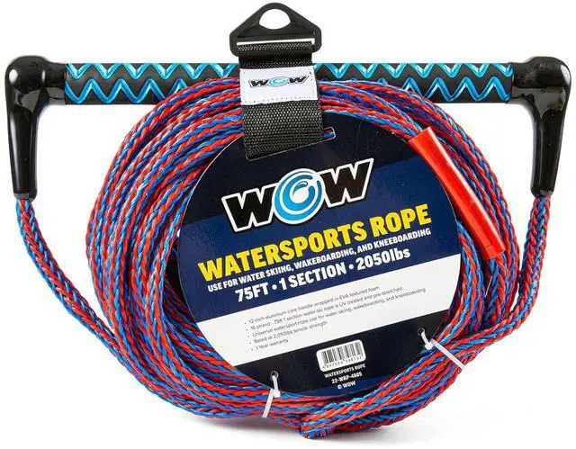 Main image of WOW Watersports 75ft Watersports Tow Rope with EVA Handle