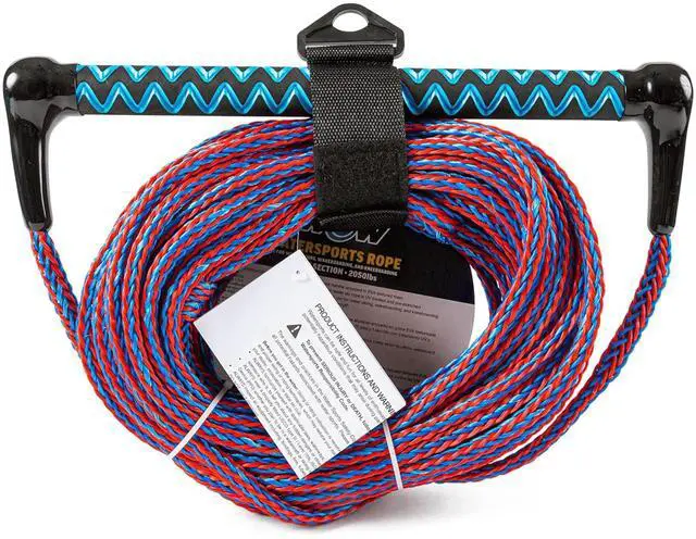 Alt view image 2 of 7 - WOW Watersports 75ft Watersports Tow Rope with EVA Handle