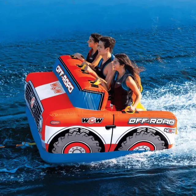 Alt view image 6 of 6 - WOW Watersports Off-Road Truck 3-Person Towable