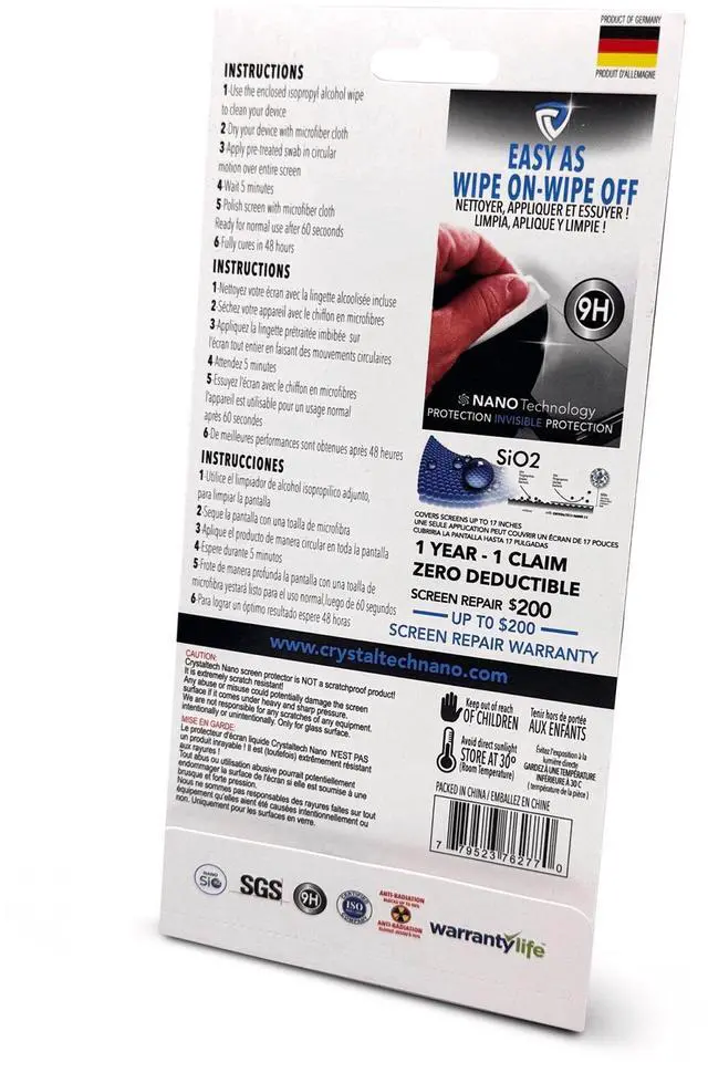 Alt view image 7 of 7 - Crystaltech Nano Consumer Choice Phone Package 2.0