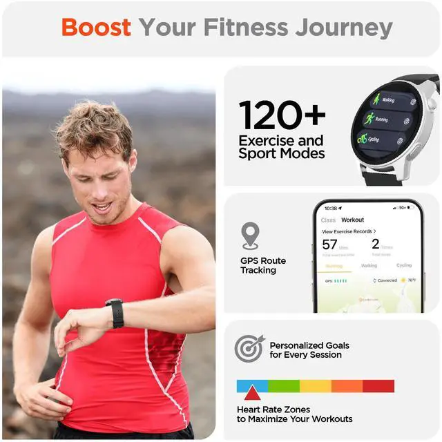 Alt view image 4 of 9 - HyperGear SmartWatch + Fitness Tracker