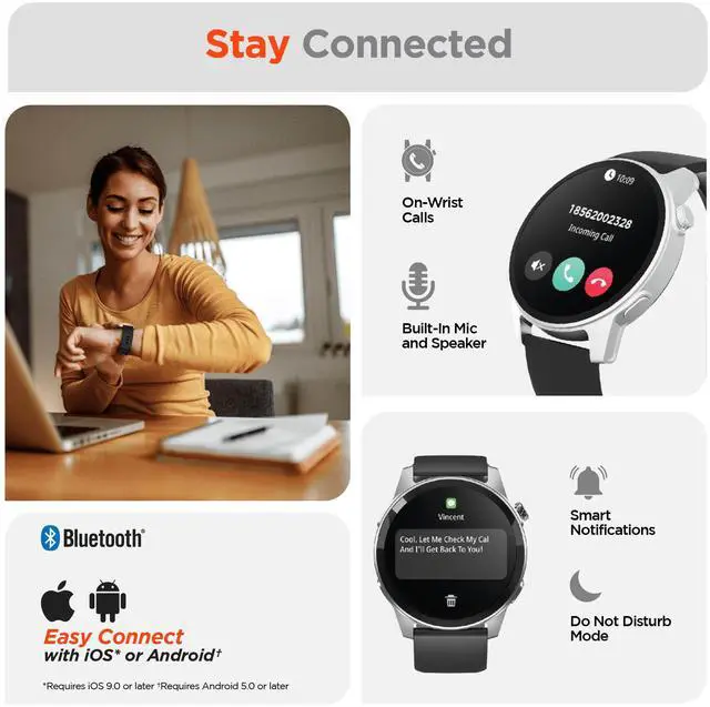 Alt view image 6 of 9 - HyperGear SmartWatch + Fitness Tracker