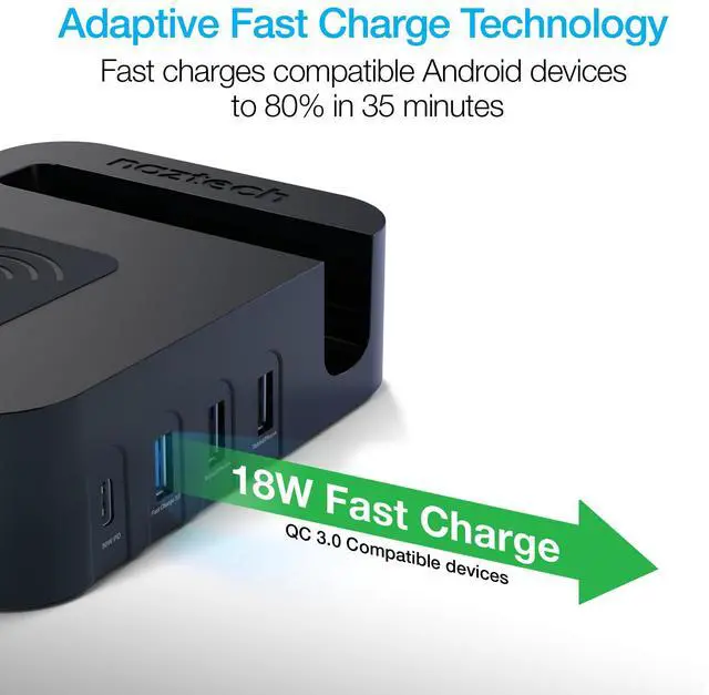 Alt view image 6 of 7 - Naztech Ultimate Charging Station Pro to Charge 7 Devices Simultaneously