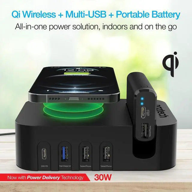 Alt view image 2 of 7 - Naztech Ultimate Charging Station Pro to Charge 7 Devices Simultaneously
