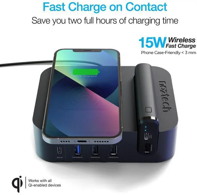 Alt view image 7 of 7 - Naztech Ultimate Charging Station Pro to Charge 7 Devices Simultaneously
