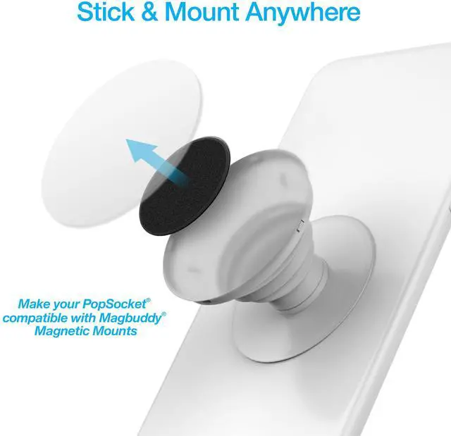 Alt view image 2 of 7 - Naztech MagBuddy Universal Round Plates Compatible