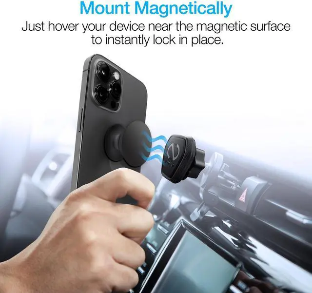 Alt view image 4 of 7 - Naztech MagBuddy Universal Round Plates Compatible
