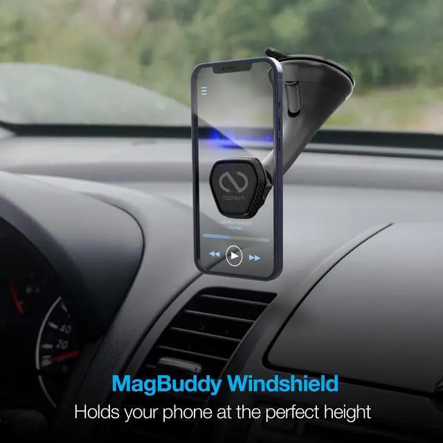 Alt view image 3 of 7 - Naztech MagBuddy Elite Windshield Mount