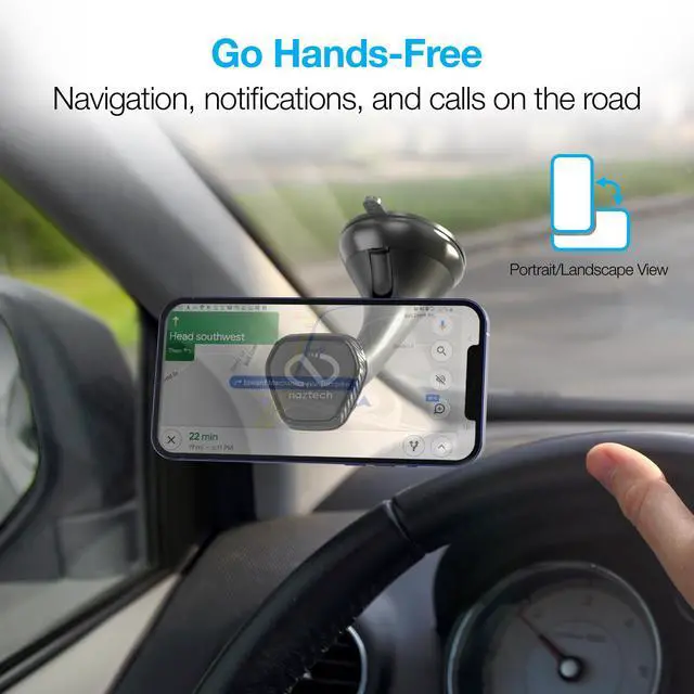 Alt view image 4 of 7 - Naztech MagBuddy Elite Windshield Mount