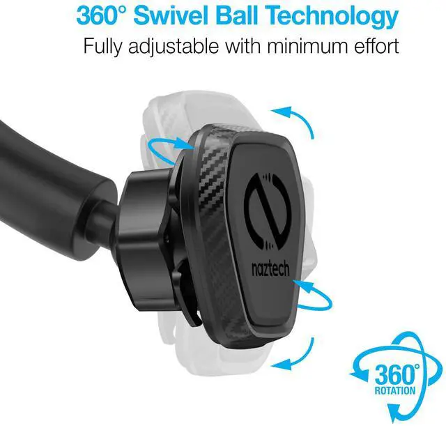 Alt view image 7 of 7 - Naztech MagBuddy Elite Windshield Mount